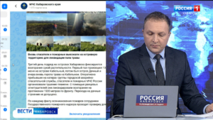 Спасатели МЧС России оперативно ликвидировали возгорание на островах у Хабаровска
