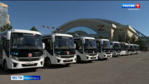 Зимой и летом комфортно: новыми российскими автобусами пополнился хабаровский транспортный парк