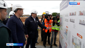 «Убедились, что работы идут»: строительство школы на Ореховой сопке перешло в активную фазу