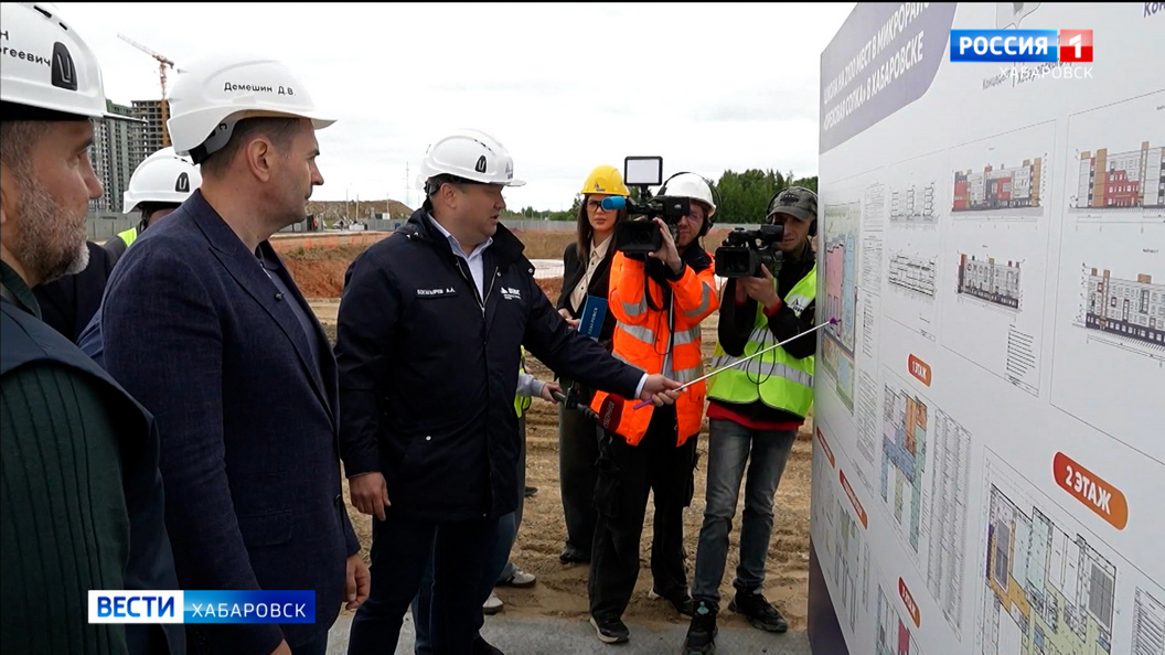 «Убедились, что работы идут»: строительство школы на Ореховой сопке перешло в активную фазу