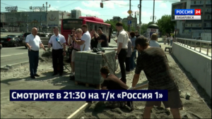 Смотрите в 21:30. Сергей Кравчук проверил ход работ по благоустройству бульваров Хабаровска