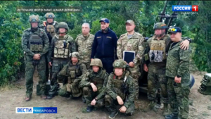 Губернатор побывал на линии боевого соприкосновения и вручил награды воинам-дальневосточникам