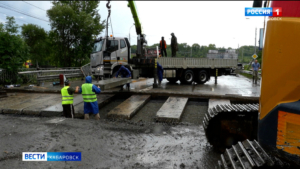Активные работы по восстановлению моста на Восточном шоссе продолжаются круглосуточно