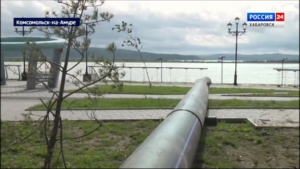 Уровень Амура у Комсомольска впервые за последний месяц пошёл на спад – сразу минус семь сантиметров