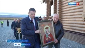 Деревянную часовню во имя Святой Великомученицы Варвары открыли на берегу Охотского моря