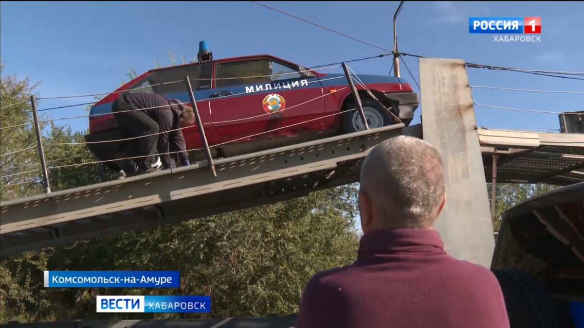 В большое путешествие из Комсомольска-на-Амуре в Красноярск отправился автомобиль из советской эпохи