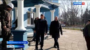 Фасады зданий в историческом центре Города юности обновляют благодаря Президентской субсидии