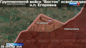 Подразделения группировки войск Восток освободили населённый пункт Егоровка Запорожской области